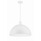 Crystorama SOT-18015-WH White Soto 1 Light White Pendant Image 5