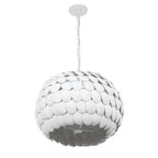 Crystorama Talia 20.5'' Matte White Chandelier