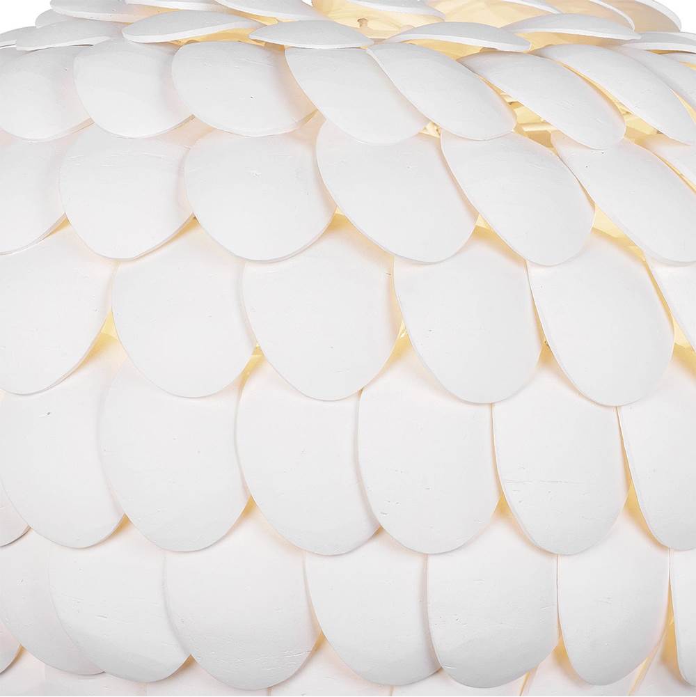 Crystorama TAL-9404-MT Matte White Talia 20.5'' Matte White Chandelier Image 4