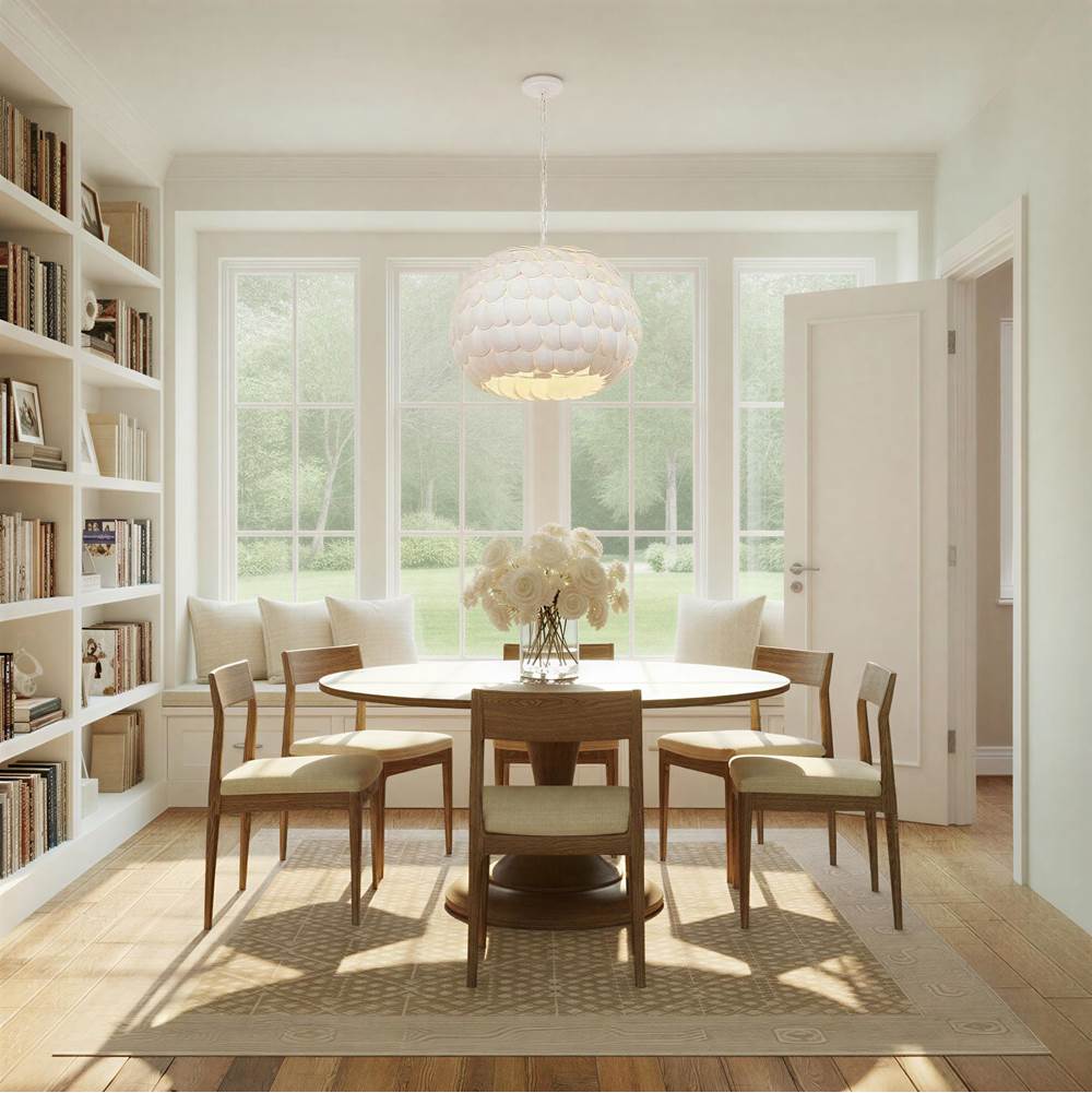 Crystorama TAL-9404-MT Matte White Talia 20.5'' Matte White Chandelier Image 3