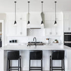 Crystorama TOR-901-MK Matte Black Brian Patrick Flynn Tori 1 Light Matte Black Pendant Image 4