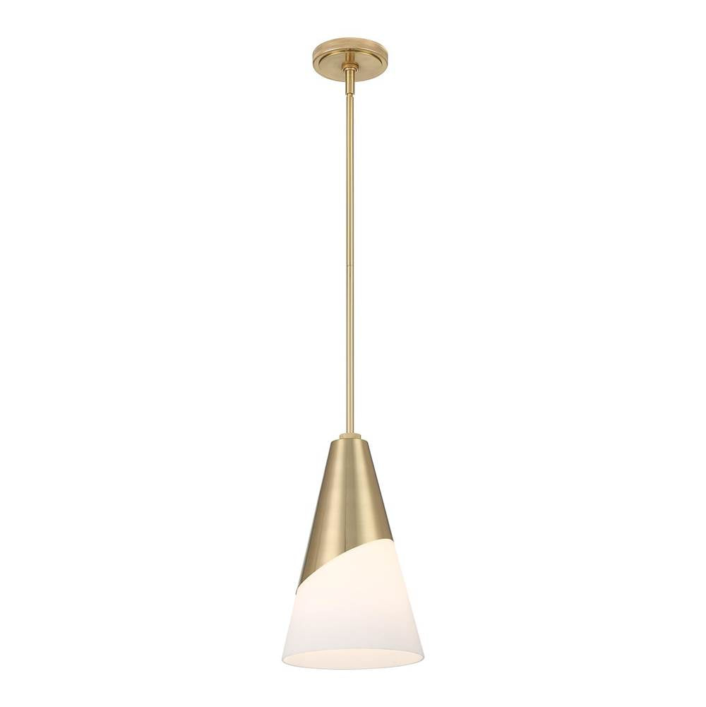 Crystorama TOR-901-VG Vibrant Gold Brian Patrick Flynn Tori 1 Light Vibrant Gold Pendant Image 7