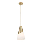 Crystorama TOR-901-VG Vibrant Gold Brian Patrick Flynn Tori 1 Light Vibrant Gold Pendant Image 7