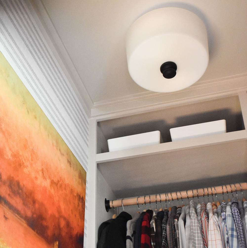 Crystorama TRA-A3302-BF Black Forged Travis 2 Light Black Forged Ceiling Mount Image 4
