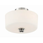 Crystorama Travis 2 Light Black Forged Ceiling Mount
