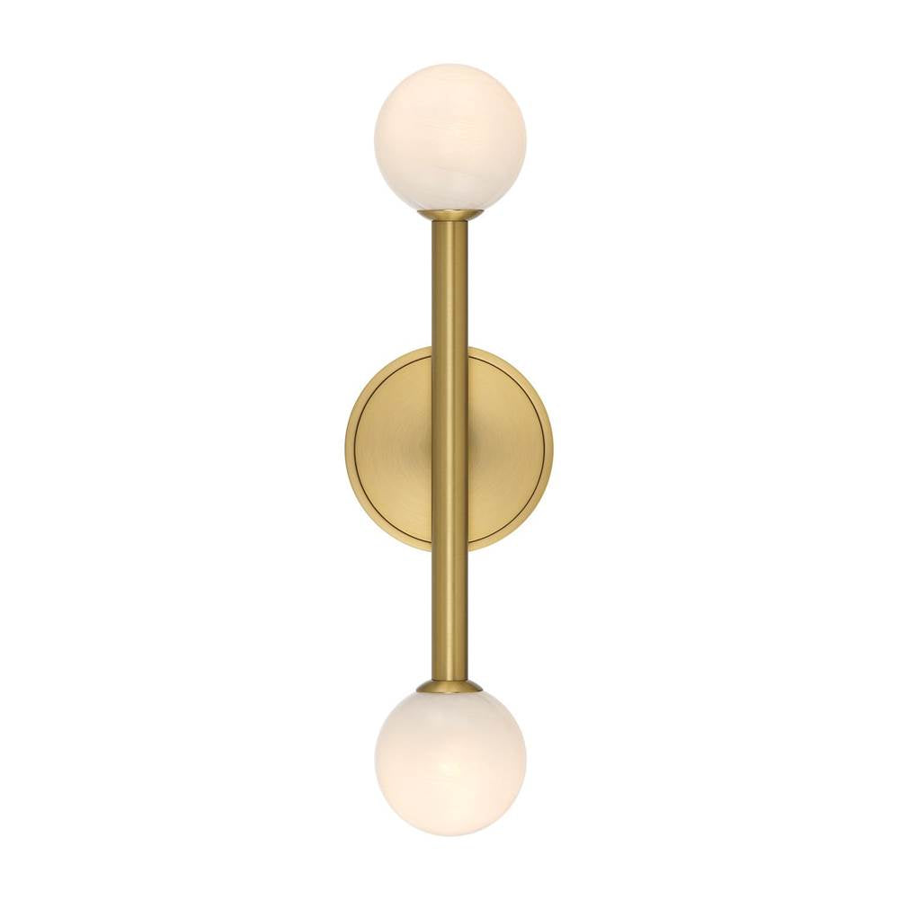 Crystorama TRL-2801-LG Luxe Gold Terrell 17.75'' Led Luxe Gold Bathroom Vanity Image 1