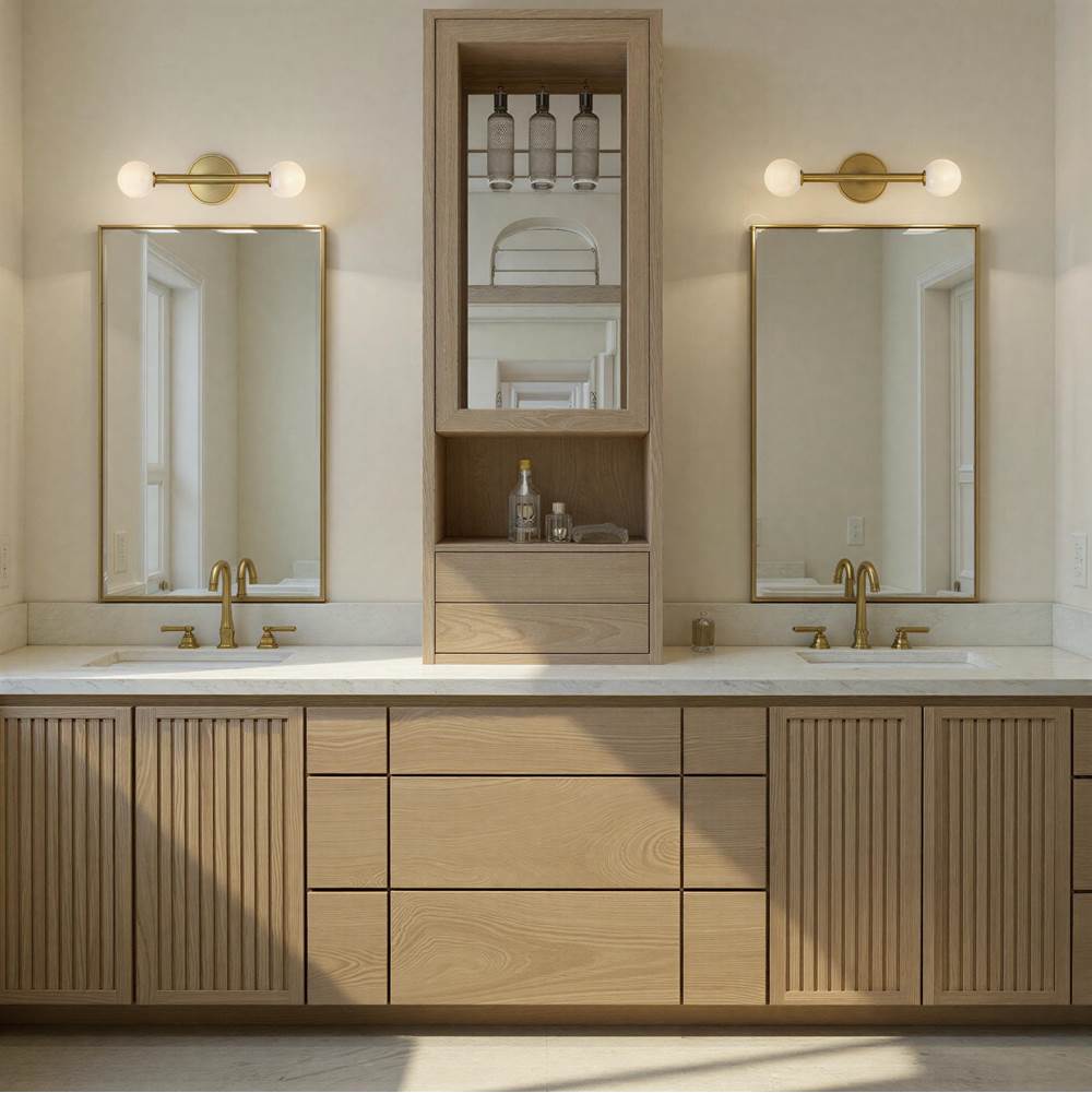 Crystorama TRL-2801-LG Luxe Gold Terrell 17.75'' Led Luxe Gold Bathroom Vanity Image 4