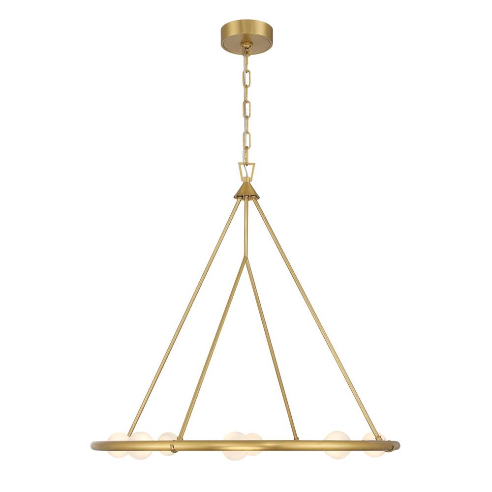 Crystorama TRL-2805-LG Luxe Gold Terrell 29.5'' Led Luxe Gold Chandelier Image 7