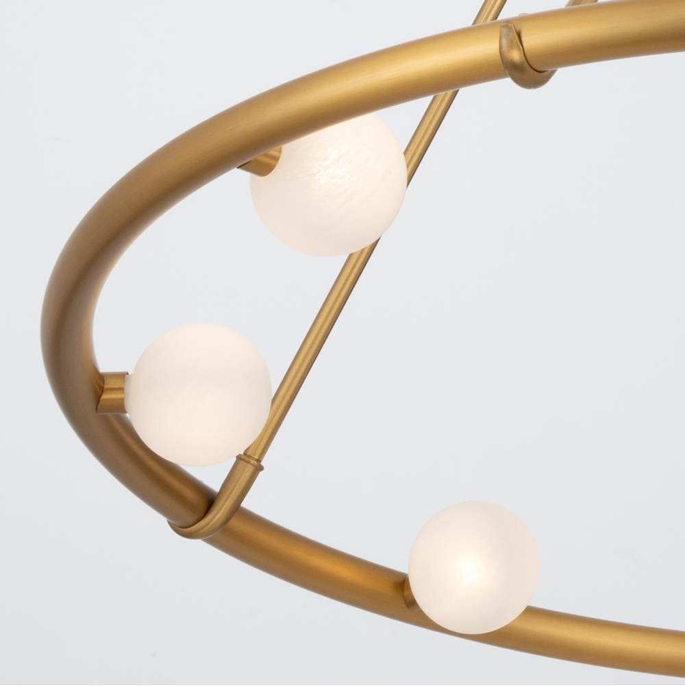 Crystorama TRL-2805-LG Luxe Gold Terrell 29.5'' Led Luxe Gold Chandelier Image 5
