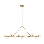 Crystorama TRL-2807-LG Luxe Gold Terrell 46.5'' Led Luxe Gold Linear Chandelier Image 7
