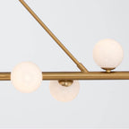 Crystorama TRL-2807-LG Luxe Gold Terrell 46.5'' Led Luxe Gold Linear Chandelier Image 5