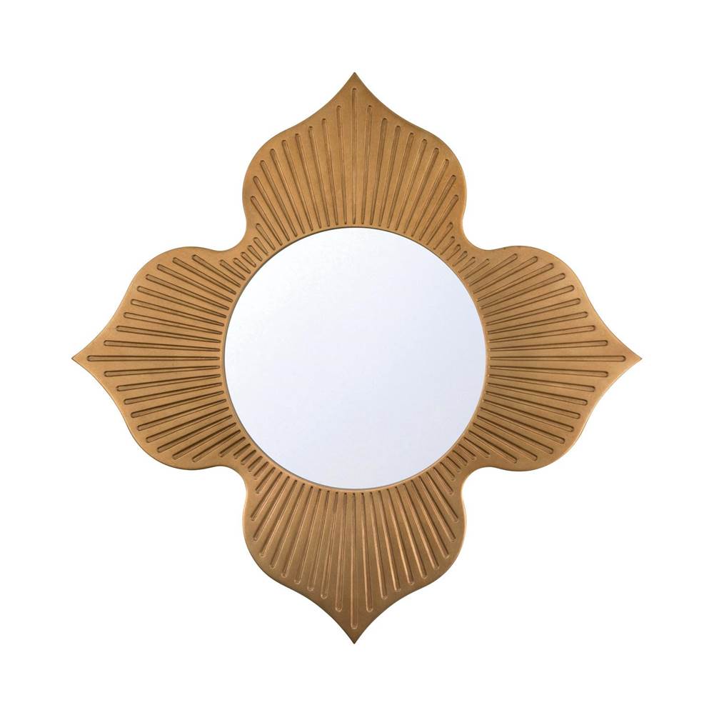 Crystorama TUL-M100-BB Burnished Brass Tullos 48'' Burnished Brass Mirror Image 1
