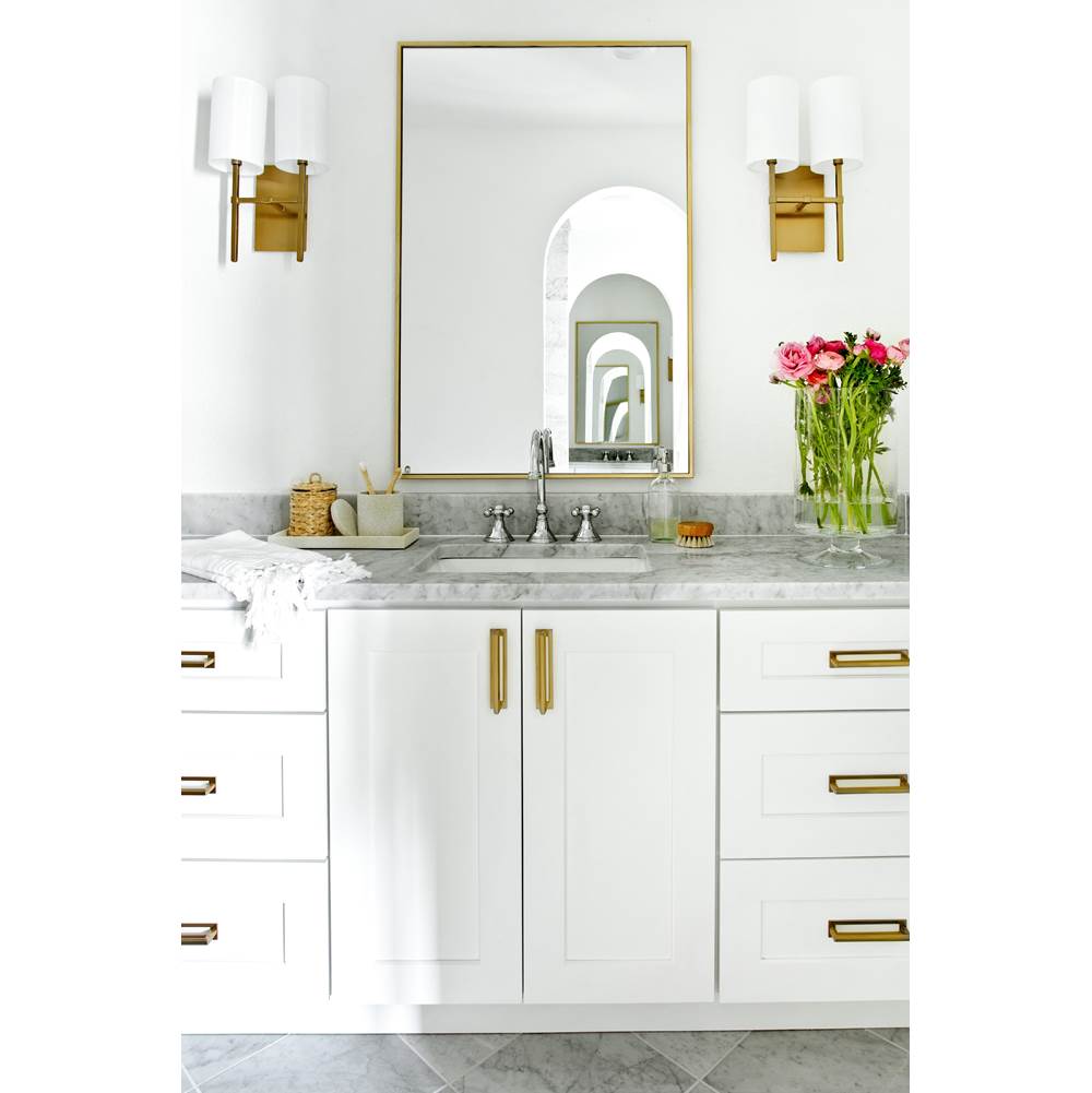 Crystorama VER-242-AG Aged Brass Veronica 2 Light Aged Brass Wall Mount Image 3