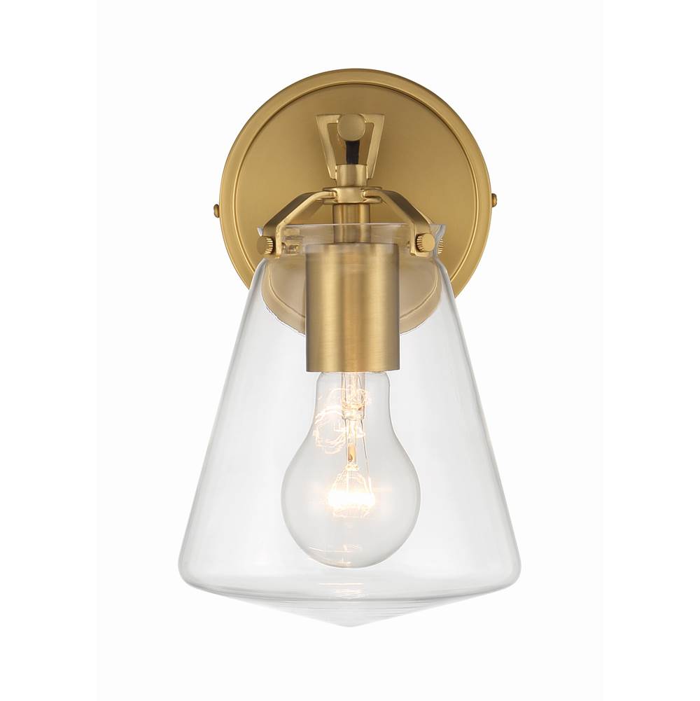 Crystorama VSS-7001-LG Luxe Gold Voss 1 Light Luxe Gold Sconce Image 3