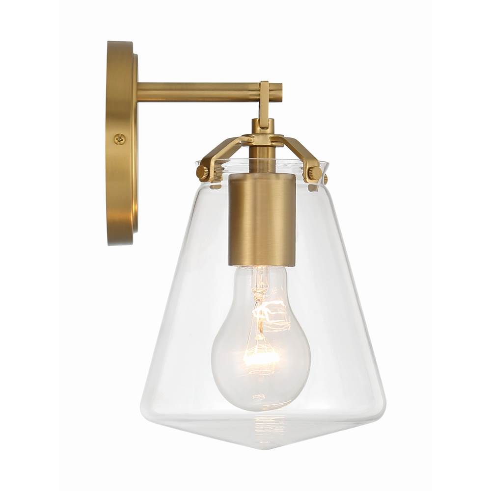 Crystorama VSS-7001-LG Luxe Gold Voss 1 Light Luxe Gold Sconce Image 2