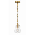 Crystorama VSS-7002-LG Luxe Gold Voss 1 Light Luxe Gold Mini Pendant Image 1