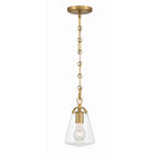 Crystorama VSS-7002-LG Luxe Gold Voss 1 Light Luxe Gold Mini Pendant Image 4
