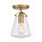 Crystorama VSS-7002-LG_CEILING Luxe Gold Voss 1 Light Luxe Gold Semi Flush Mount Image 1