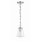 Crystorama Voss 1 Light Luxe Gold Mini Pendant