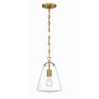 Crystorama VSS-7003-LG Luxe Gold Voss 1 Light Luxe Gold Mini Pendant Image 3