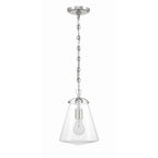 Crystorama Voss 1 Light Luxe Gold Mini Pendant
