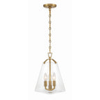 Crystorama VSS-7004-LG Luxe Gold Voss 3 Light Luxe Gold Mini Chandelier Image 3