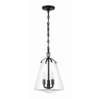 Crystorama Voss 3 Light Luxe Gold Mini Chandelier
