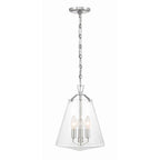 Crystorama VSS-7004-PN Polished Nickel Voss 3 Light Polished Nickel Mini Chandelier Image 4