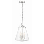 Crystorama VSS-7004-PN Polished Nickel Voss 3 Light Polished Nickel Mini Chandelier Image 2
