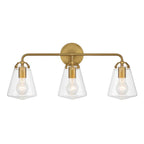 Crystorama VSS-7013-LG Luxe Gold Voss 3 Light Luxe Gold Bathroom Vanity Image 1