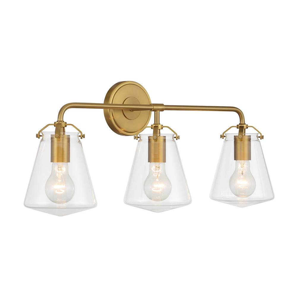 Crystorama VSS-7013-LG Luxe Gold Voss 3 Light Luxe Gold Bathroom Vanity Image 5