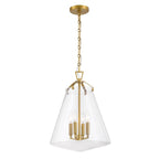Crystorama VSS-7015-LG Luxe Gold Voss 4 Light Luxe Gold Pendant Image 1