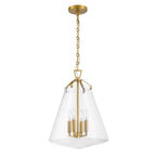 Crystorama Voss 4 Light Luxe Gold Pendant