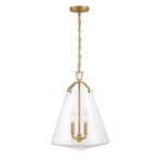 Crystorama VSS-7015-LG Luxe Gold Voss 4 Light Luxe Gold Pendant Image 5
