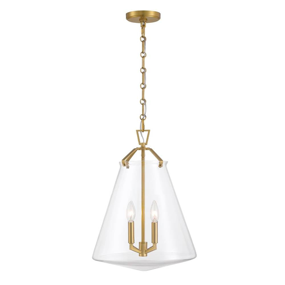 Crystorama VSS-7015-LG Luxe Gold Voss 4 Light Luxe Gold Pendant Image 5