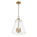 Crystorama VSS-7015-LG Luxe Gold Voss 4 Light Luxe Gold Pendant Image 4