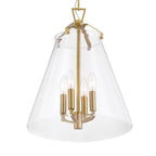 Crystorama VSS-7015-LG Luxe Gold Voss 4 Light Luxe Gold Pendant Image 3