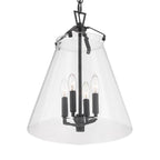 Crystorama VSS-7015-MK Matte Black Voss 4 Light Matte Black Pendant Image 3