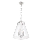 Crystorama VSS-7015-PN Polished Nickel Voss 4 Light Polished Nickel Pendant Image 4