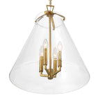 Crystorama VSS-7018-LG Luxe Gold Voss 4 Light Luxe Gold Pendant Image 3