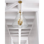 Crystorama VSS-7018-LG Luxe Gold Voss 4 Light Luxe Gold Pendant Image 2