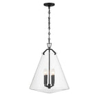 Crystorama VSS-7018-MK Matte Black Voss 4 Light Matte Black Pendant Image 5
