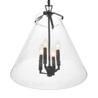 Crystorama VSS-7018-MK Matte Black Voss 4 Light Matte Black Pendant Image 3