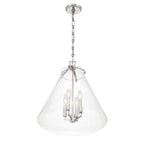 Crystorama VSS-7018-PN Polished Nickel Voss 4 Light Polished Nickel Pendant Image 4