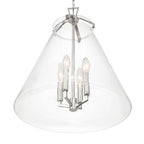 Crystorama VSS-7018-PN Polished Nickel Voss 4 Light Polished Nickel Pendant Image 3