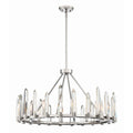 Crystorama WAT-B2008-PN Polished Nickel Watson 8 Light Polished Nickel Chandelier Image 1