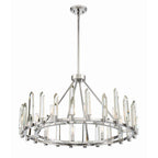 Crystorama Watson 8 Light Polished Nickel Chandelier
