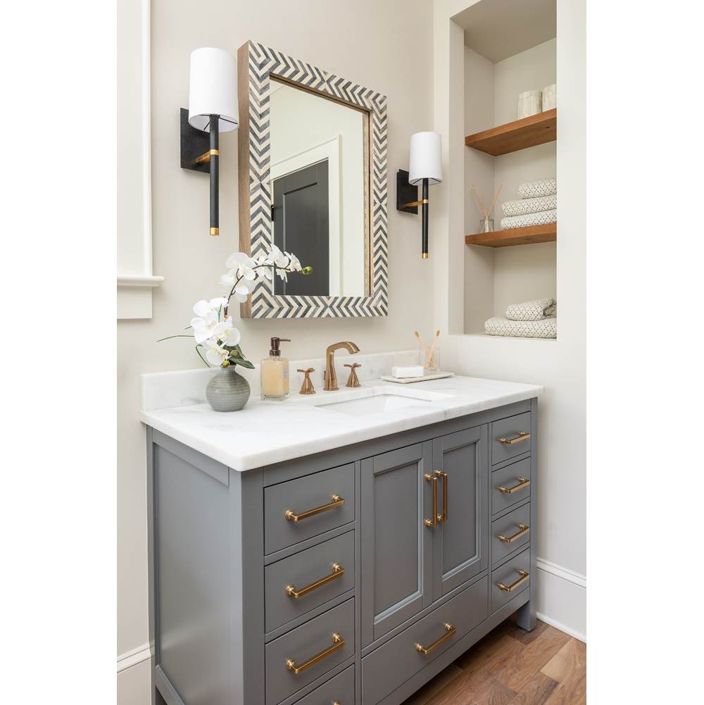 Crystorama WES-9901-BK-GA Black,Antique Gold Weston 1 Light Black  Plus  Antique Gold Wall Mount Image 3