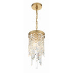 Crystorama WIN-210-GA-CL-MWP Antique Gold Winfield 1 Light Antique Gold Pendant Image 2