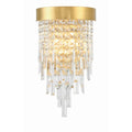 Crystorama WIN-212-GA-CL-MWP Antique Gold Winfield 2 Light Antique Gold Wall Mount Image 1